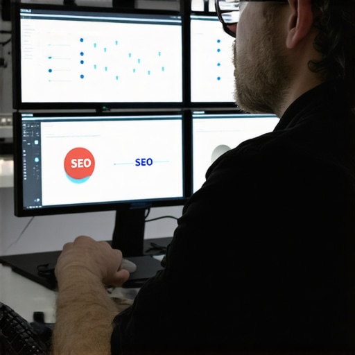 Expert analyzing Fort Worth SEO analytics on digital screens