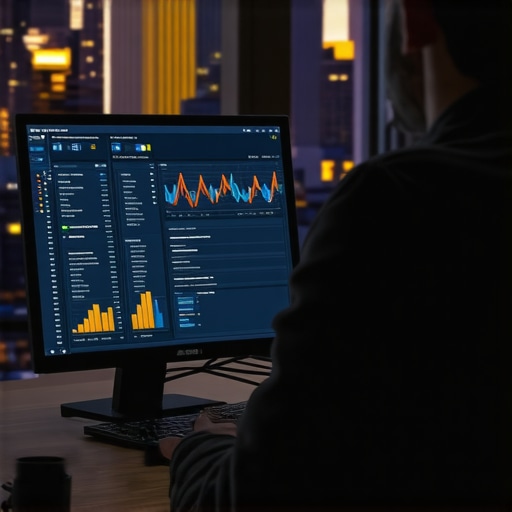 Digital marketer analyzing Fort Worth local SEO data with city landmarks in the background