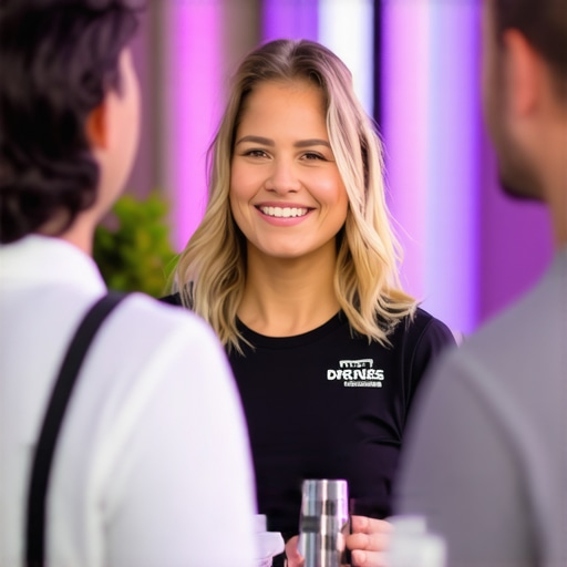 Fort Worth community event with local business owner