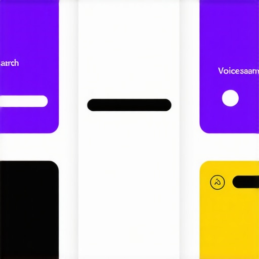 Website with voice search interface and progressive web app features.