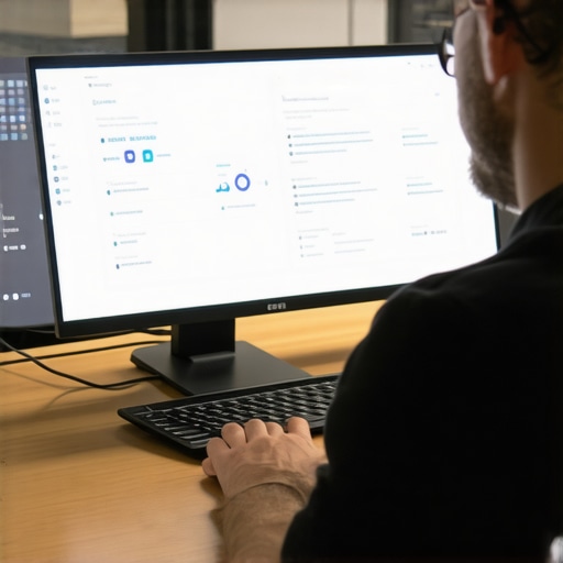 Digital marketer analyzing local SEO results in Fort Worth