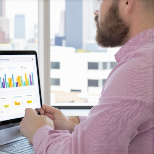 Business owner analyzing local SEO data in Fort Worth