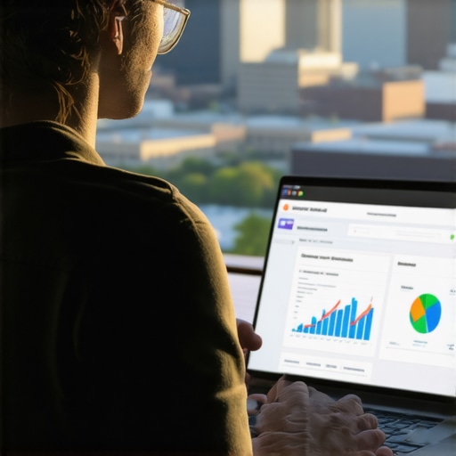 SEO Expert Analyzing Fort Worth Data Expert analyzing local SEO data for Fort Worth businesses