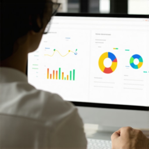 Analyzing Local SEO Data for Fort Worth Person reviewing SEO analytics on a computer for local Fort Worth business