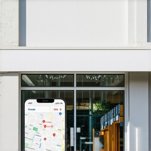 Business owner optimizing Google My Business profile in Fort Worth