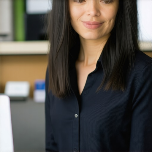 Person updating Google My Business listing on a laptop in Fort Worth