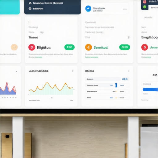 Screens displaying BrightLocal and SEMrush tools for SEO analysis.