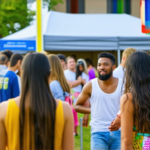 Local business actively involved in Fort Worth community event signifying trusted reputation