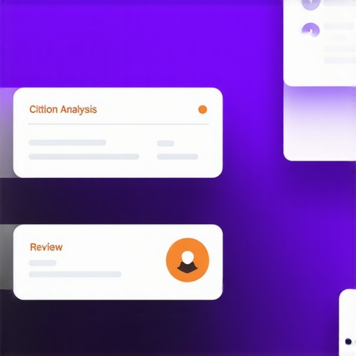 Dashboard showing citation and review metrics used in local SEO